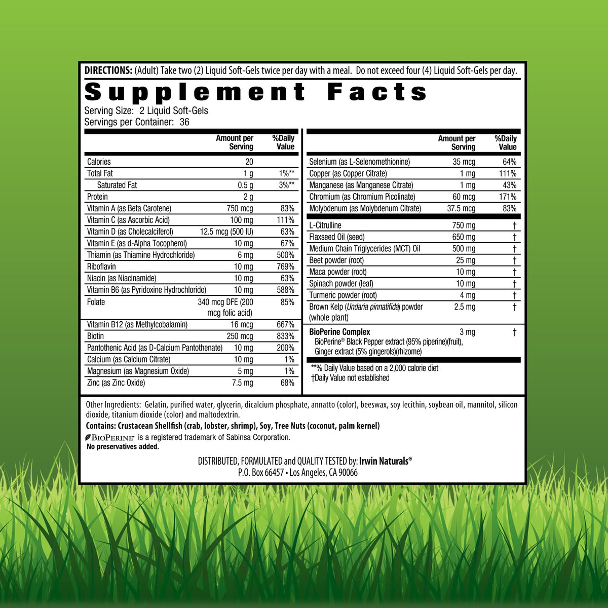 Irwin Naturals Quick Energy RED Active Lifestyle Multivitamin - 72 Softgels - image 2