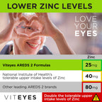Viteyes AREDS 2 Eye Vitamins Macular Support - 180 Capsules - image 4