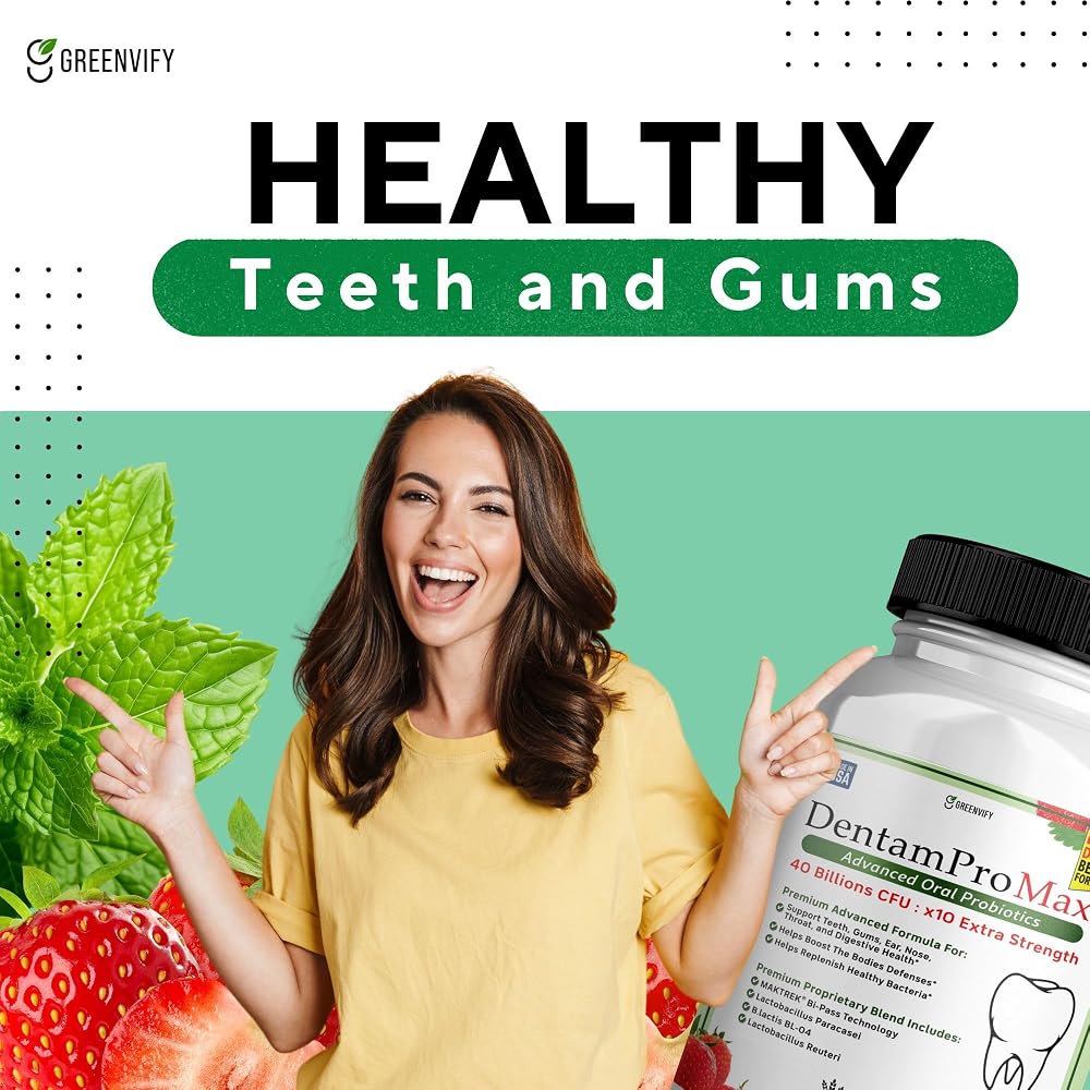 GREENVIFY DentamPro Max Fresh Breath Probiotics - 60 Capsules - image 5