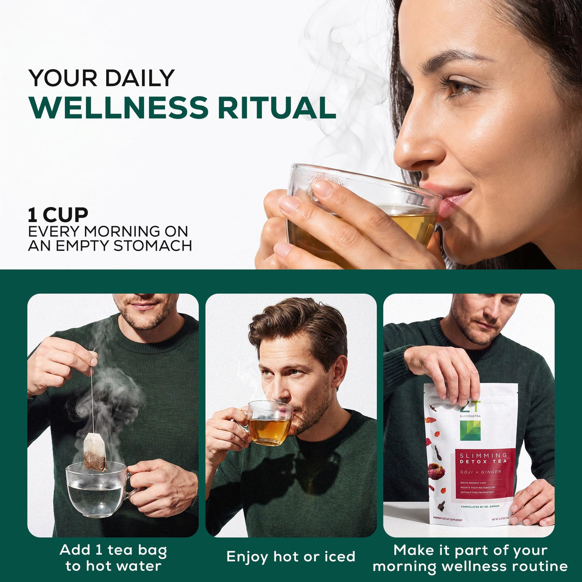 Dr. Zisman ZT Slimming - Healthy Weight Management Organic Herbal Tea