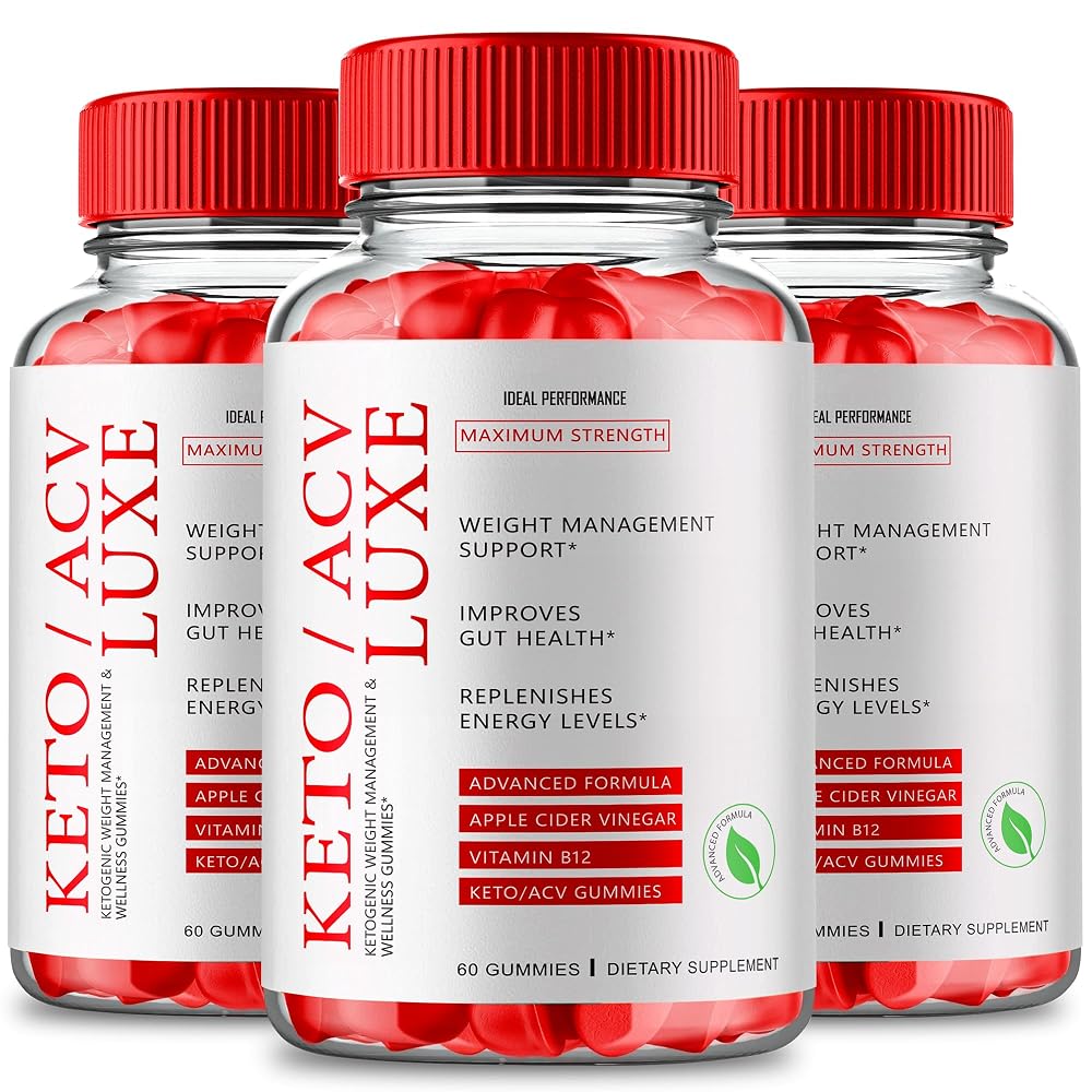 IDEAL PERFORMANCE Keto Luxe ACV Gummies - 180 Count