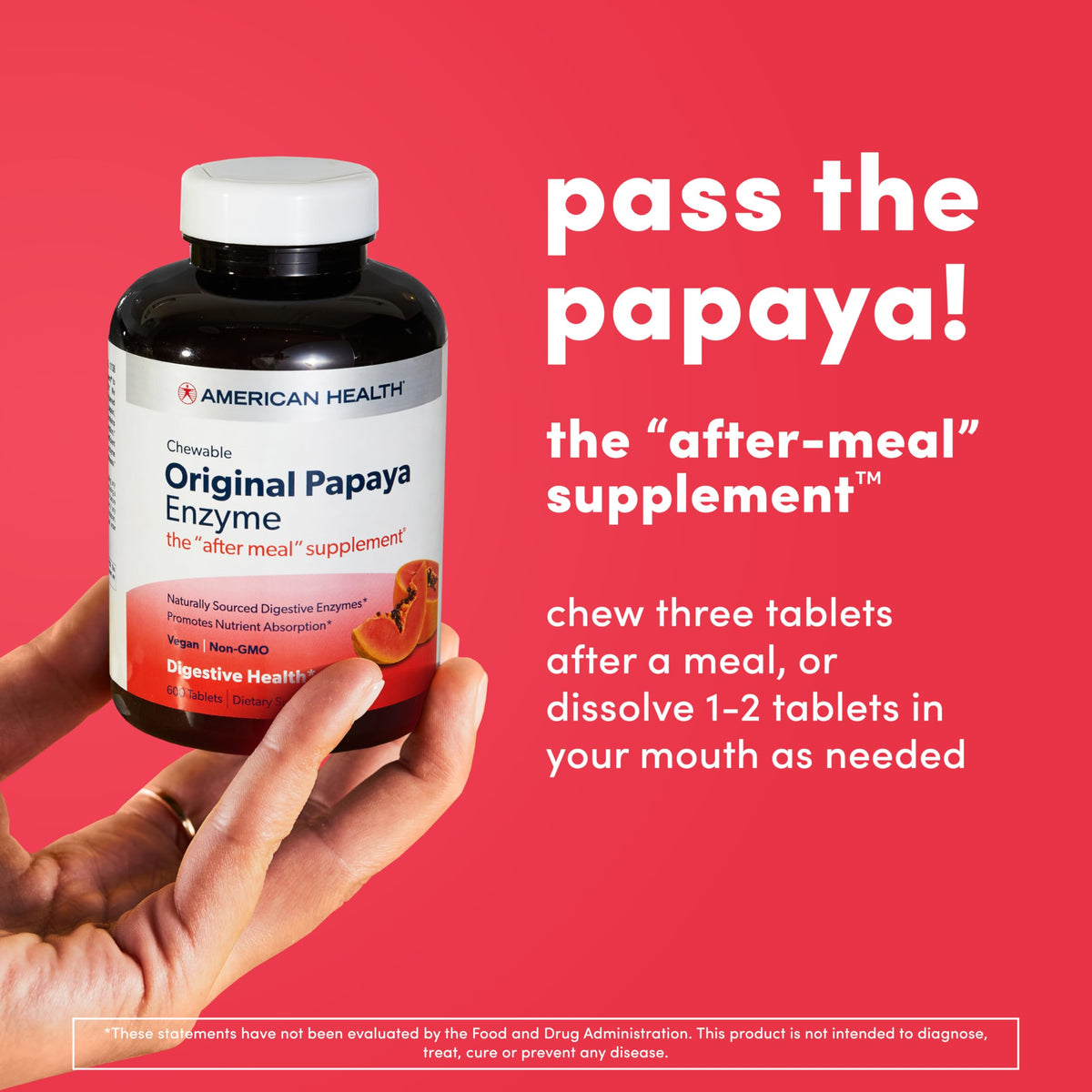 American Health Original Papaya Enzyme Chewable Tablets - 250 Count - image 4