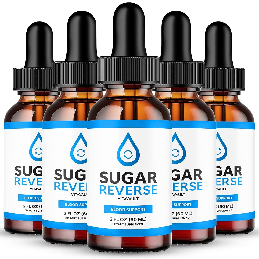 Vitavault Sugar Reverse Drops Liquid Supplement - 5 Pack