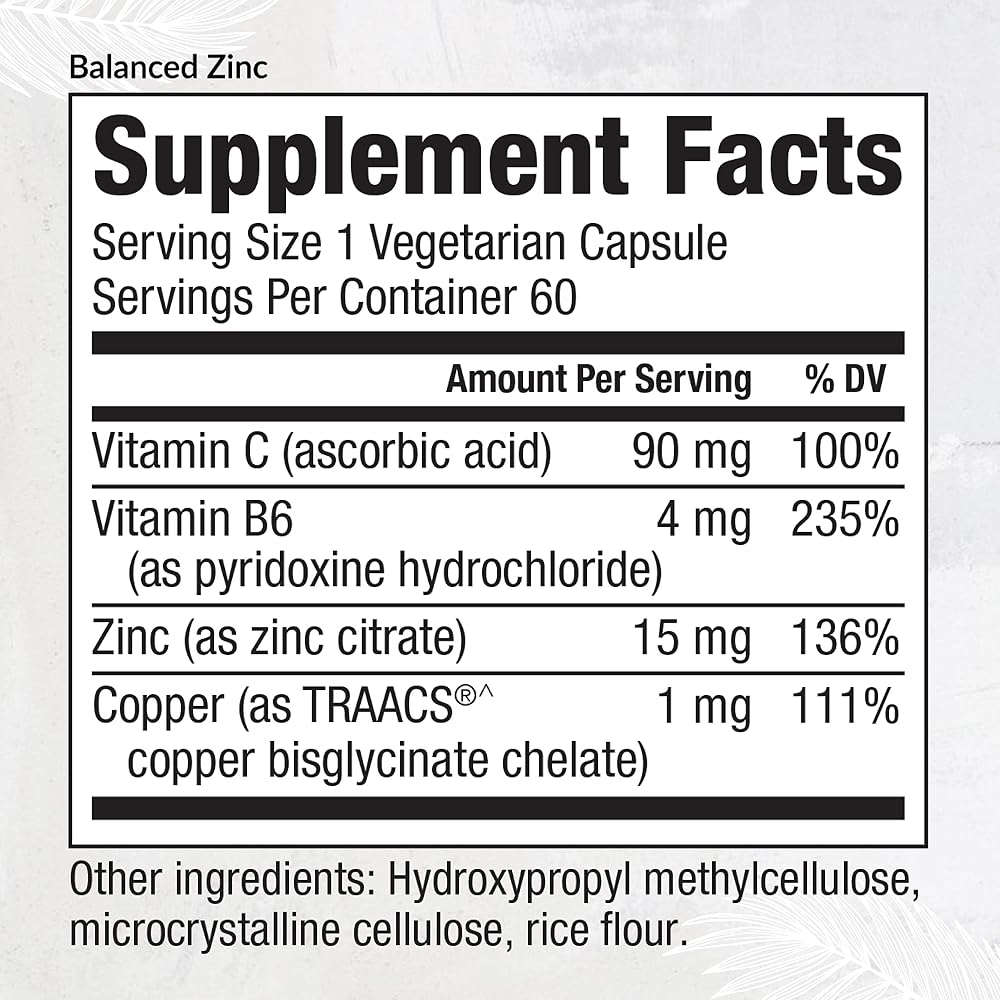 EquiLife Balanced Zinc Supplement with Copper 15mg - 60 Capsules - image 2