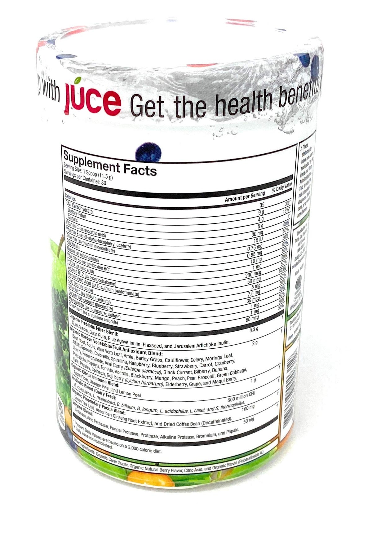 Terra Kai Organics Juce Super Fruit and Veggie Blend Powder - 12.2 oz - image 2