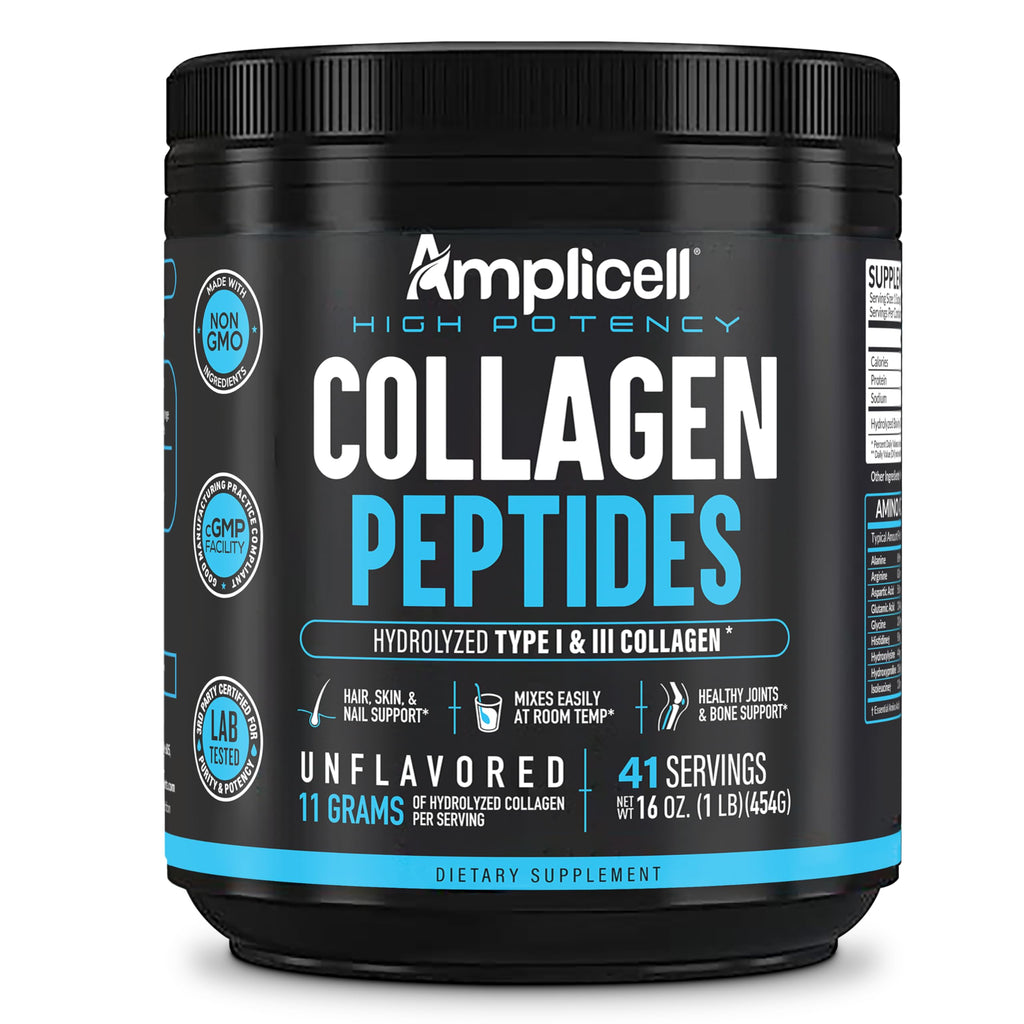 Amplicell Multi Collagen Peptides Powder for Men & Women - 41 Servings - image 8