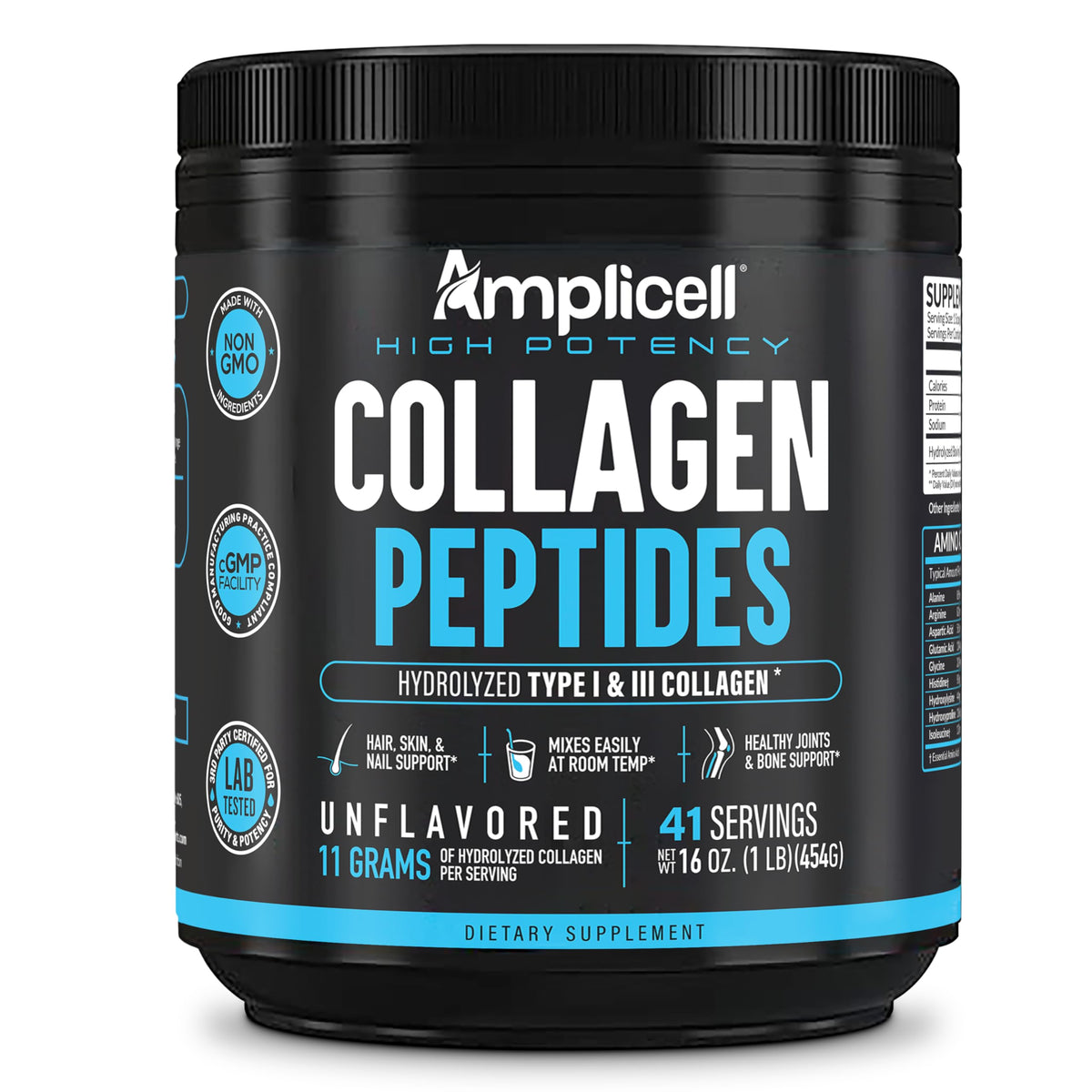 Amplicell Multi Collagen Peptides Powder for Men & Women - 41 Servings - image 8