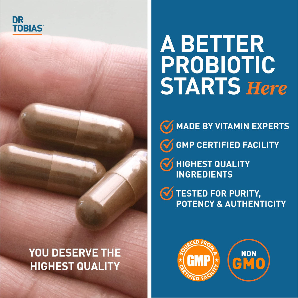 Dr. Tobias Probiotics 30 Billion CFU Gut Health Support - 30 Capsules - image 5