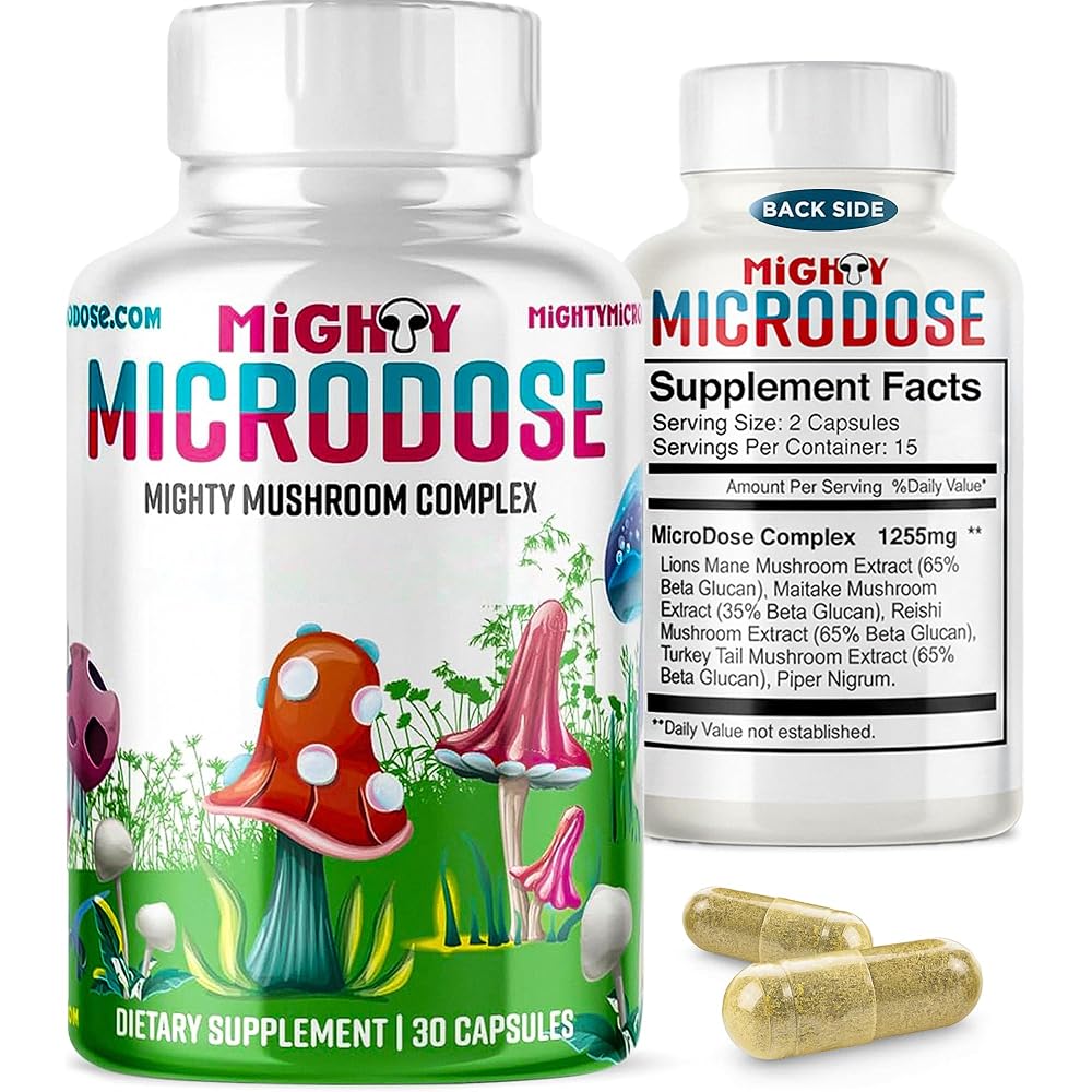 Mighty Microdose Mushroom Nootropic Blend with Lion's Mane