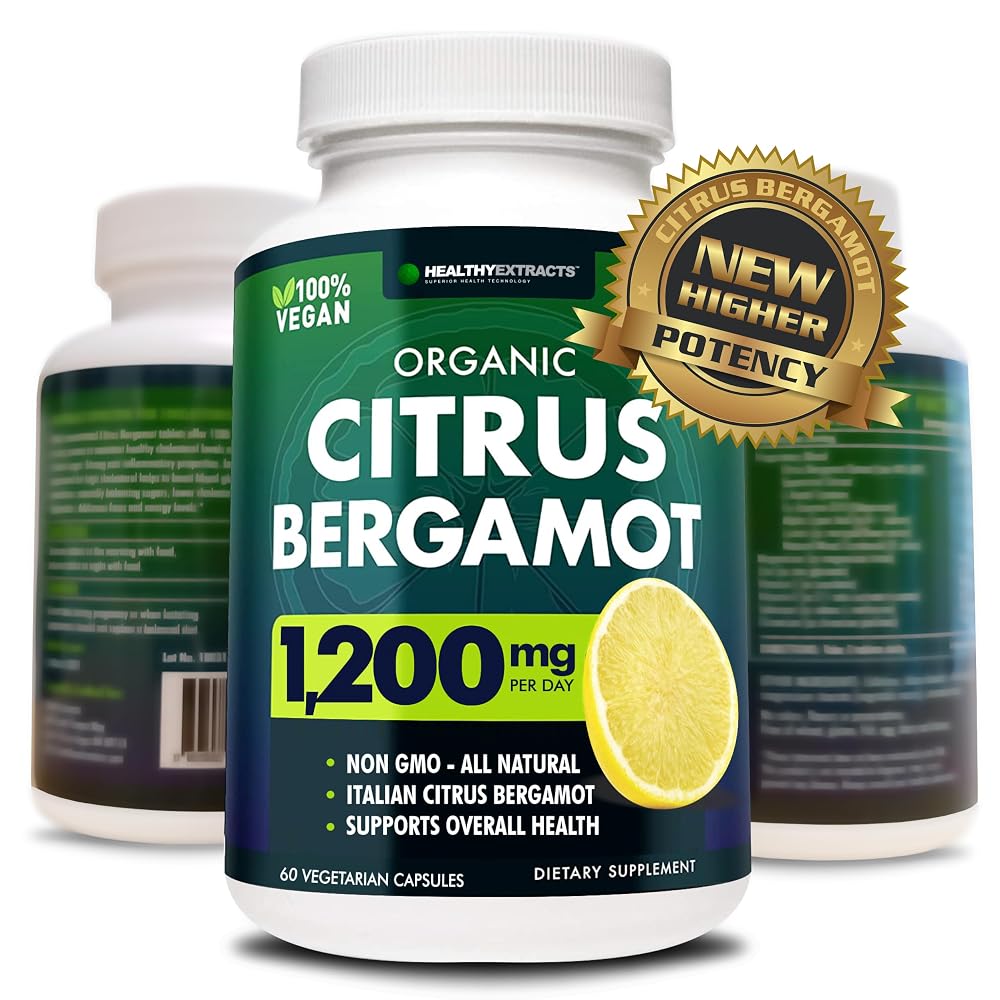 Healthy Extracts Citrus Bergamot Supplement 1200mg - 60 Capsules