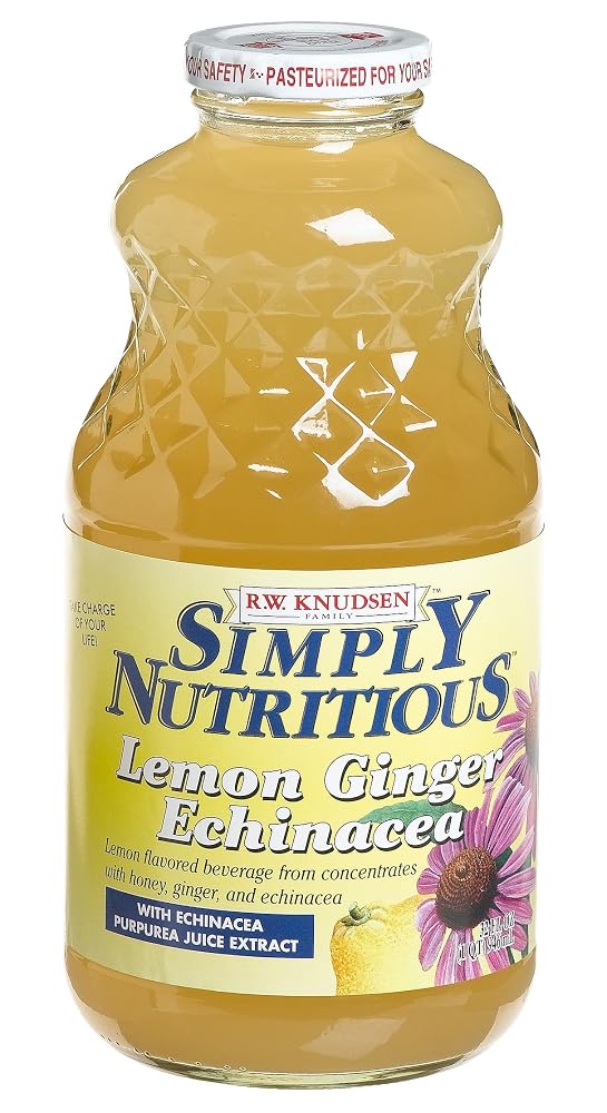 Knudsen Simply Nutritious Lemon Ginger Echinacea Juice - 6 x 32 fl oz