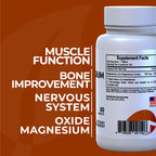 Hallusa Natural Magnesium Oxide 500 mg - 60 Capsules - image 2