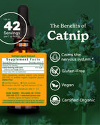 Herb Pharm Catnip Liquid Herbal Extract Nervous System Support - 1 oz - image 2