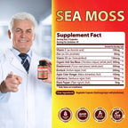 Organic Cadane Irish Sea Moss Extract Capsules - 90 Vegetarian Capsules - image 3