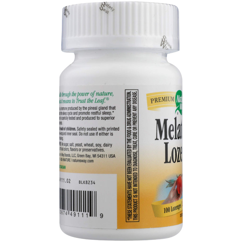 Nature's Way Melatonin 2.5 mg - 100 Lozenges - image 4