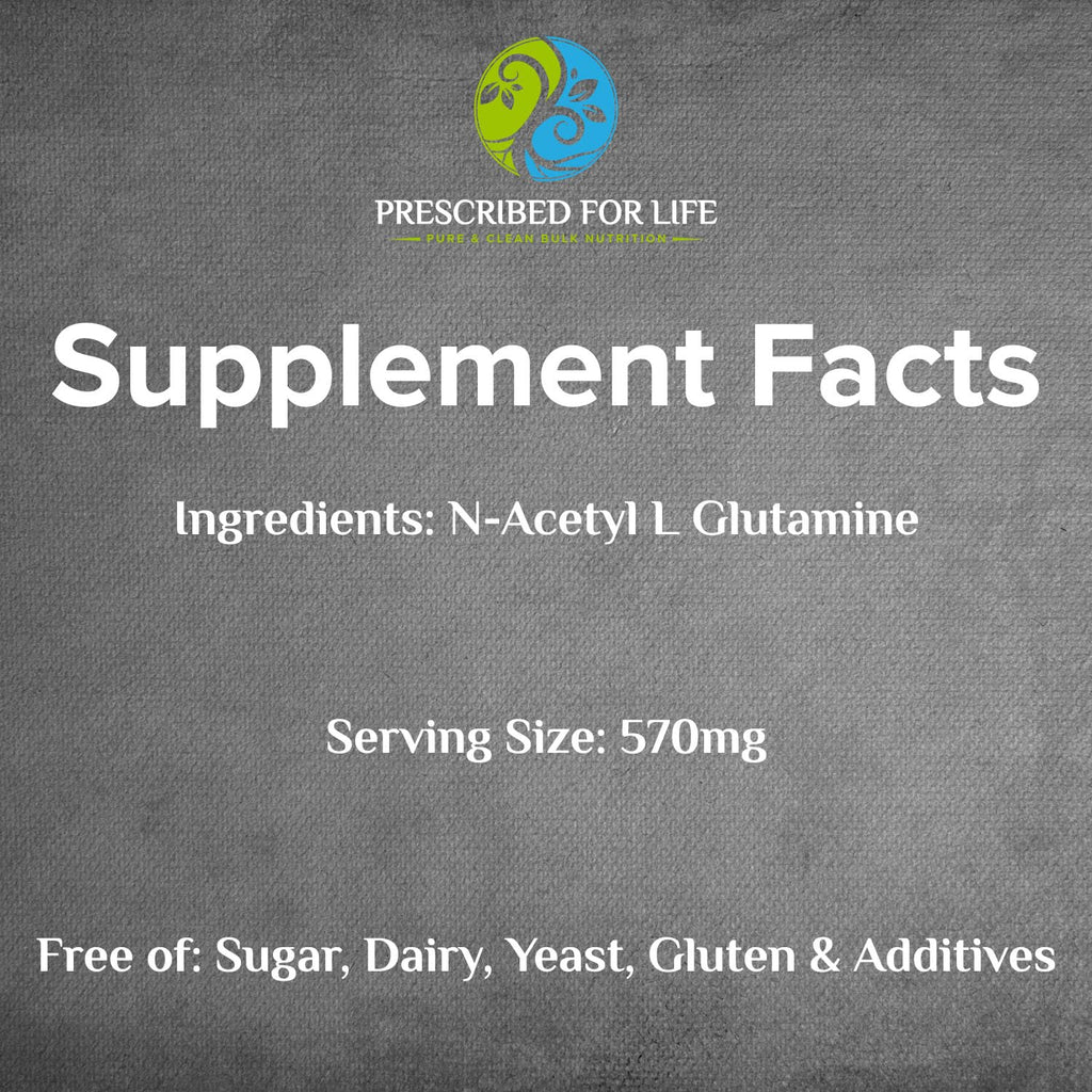Prescribed For Life N Acetyl L Glutamine Powder - 340g - image 7