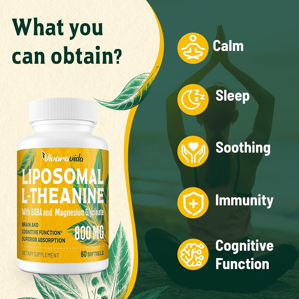 Vivaravida L-Theanine 800mg Supplement