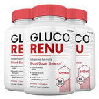 Gold Nutra GlucoRenu Capsules All Natural Supplement - 3 Pack