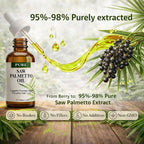 PHYTO LIFE Pure Saw Palmetto Oil 95-98% Extract - 2 Fl Oz - image 2