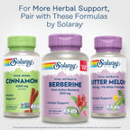 SOLARAY True Herbs Cinnamon Bark 1000mg - 60 Vegetarian Capsules - image 6