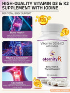 Eternity Medicine Rx Vitamin D3 K2 5000 IU - 90 Capsules - image 2