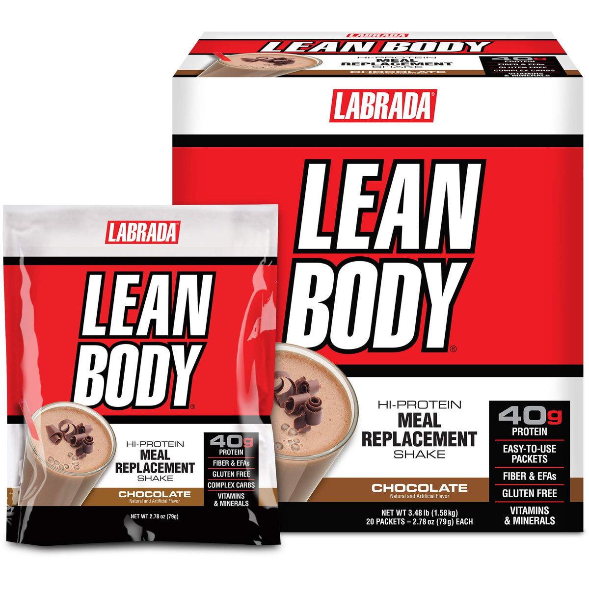 Labrada Nutrition Lean Body Hi-Protein Meal Replacement Shake