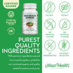 Maxi Health Supreme - High Potency Multivitamin & Mineral Supplement