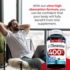 FITO MEDIC'S L-Theanine 400mg - 150 Capsules - image 3