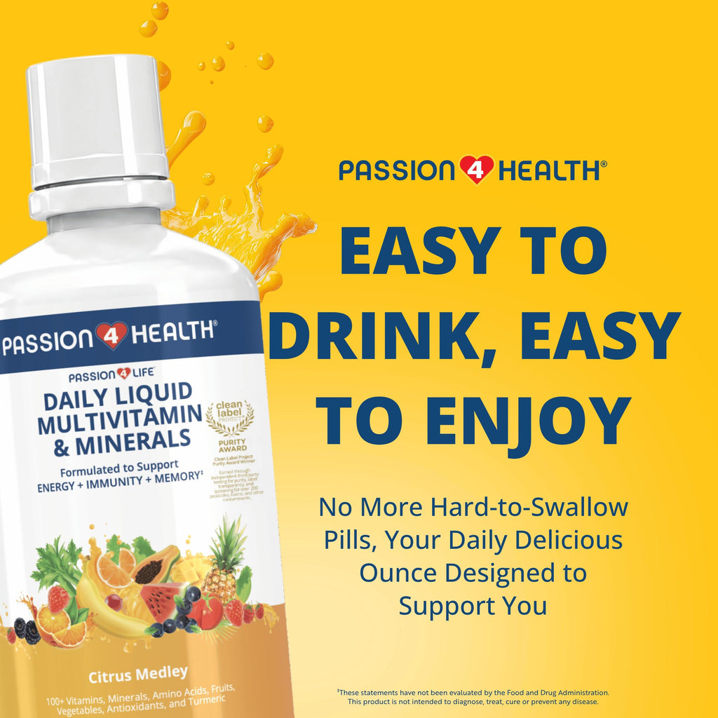 Passion 4 Life Daily Liquid Multivitamin - 32 Fl Oz - image 4