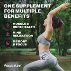 Ascanium Magnesium Gummies 410mg Glycinate & L-Threonate - 60 Gummies - image 2