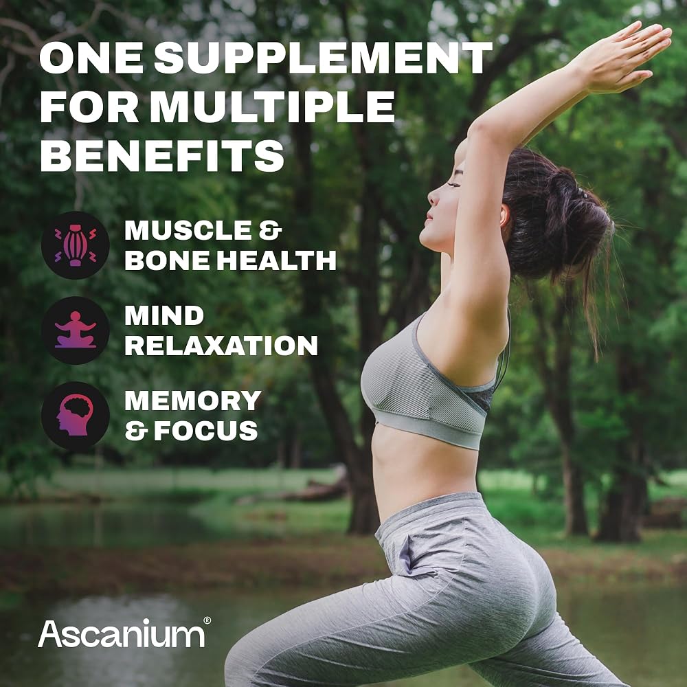Ascanium Magnesium Gummies 410mg Glycinate & L-Threonate - 60 Gummies - image 2