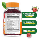 Lifeable Kids Multivitamin with Iron Gummies - 90 Gummies - image 2
