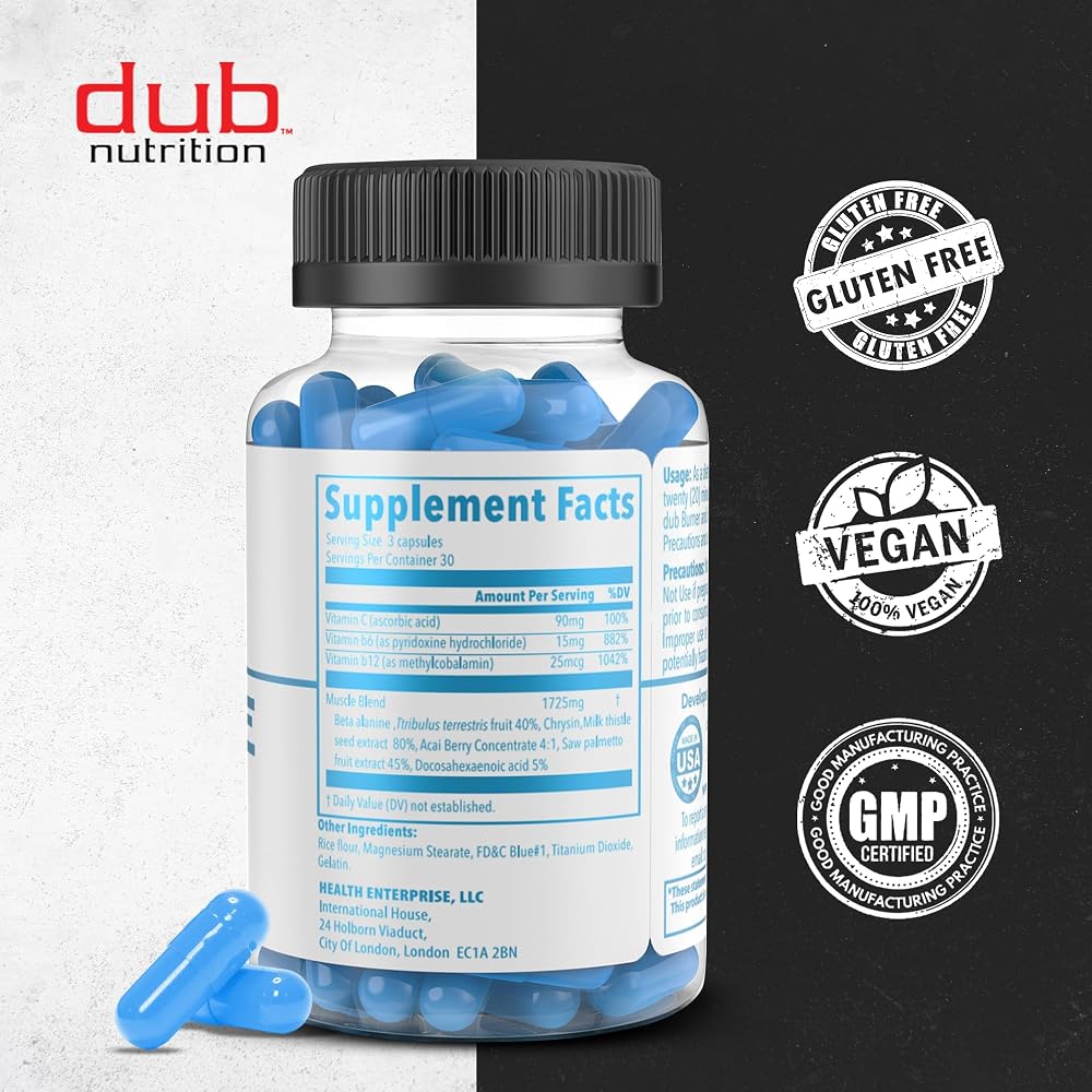 Dub Nutrition Lean Muscle Formula - 90 Capsules - image 2