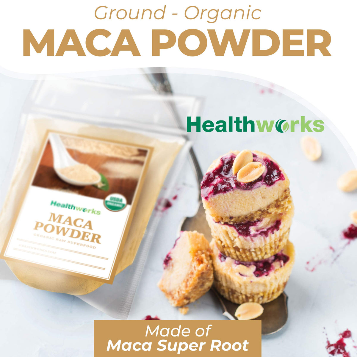 Healthworks Superfoods Organic Maca Powder - 2 lbs - image 3