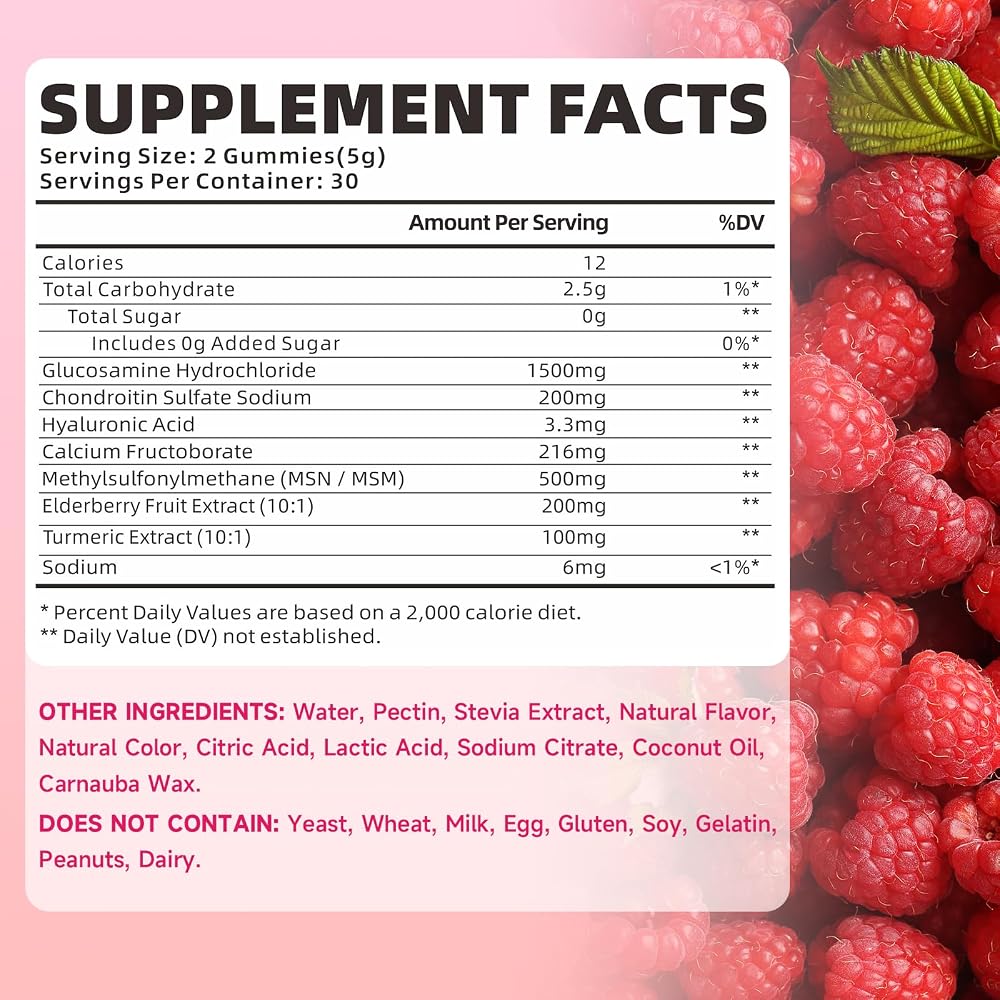 softbear Glucosamine Chondroitin Gummies Sugar Free