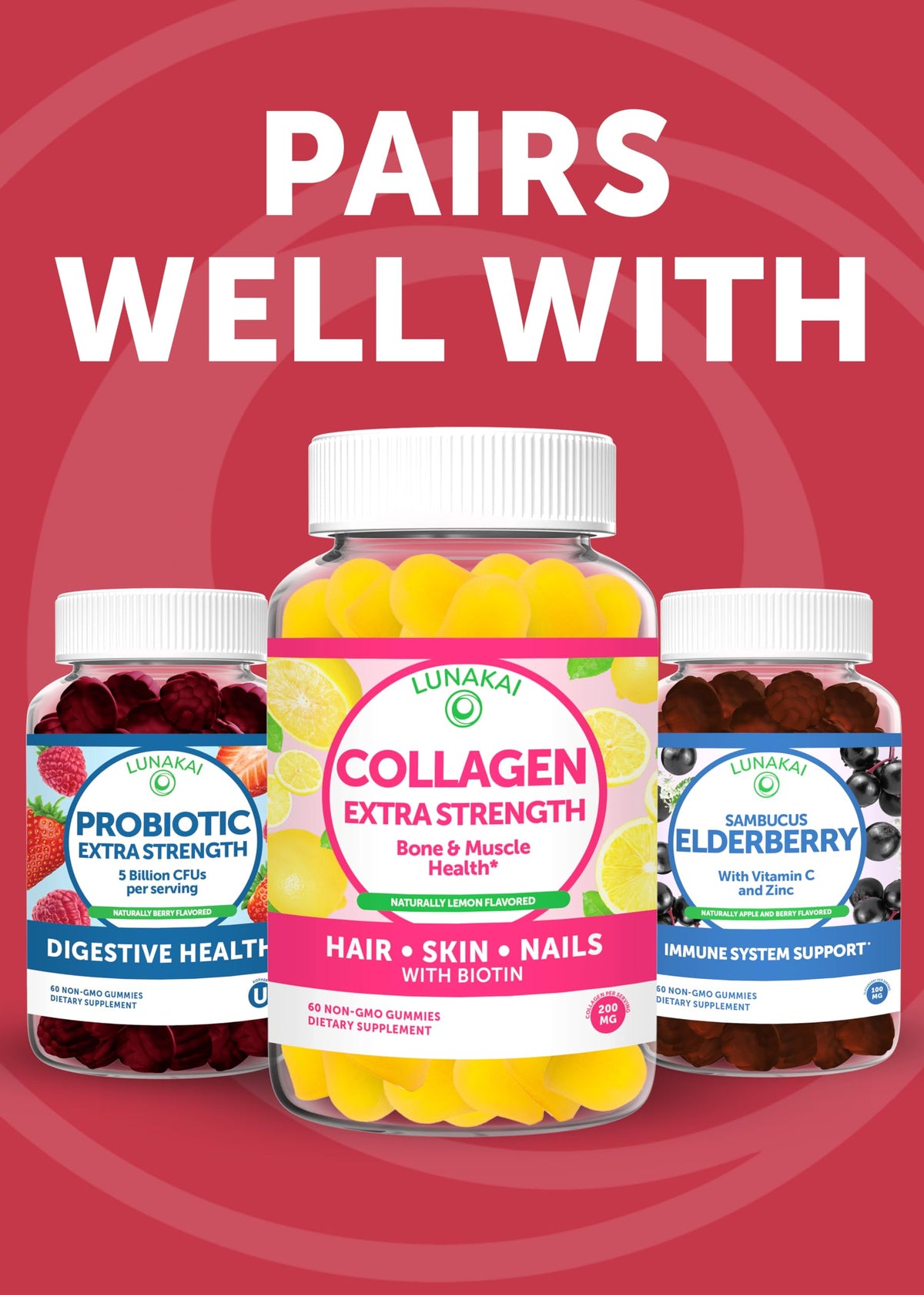Lunakai Womens Multivitamin Gummies - Tastiest Proprietary Formula