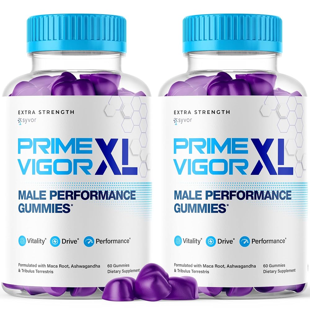 Syvor Prime Vigor XL Gummies Maximum Strength - 120 Gummies