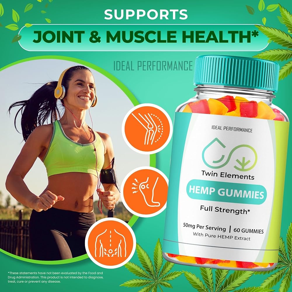 IDEAL PERFORMANCE Twin Elements Hemp Gummies - 120 Count - image 4
