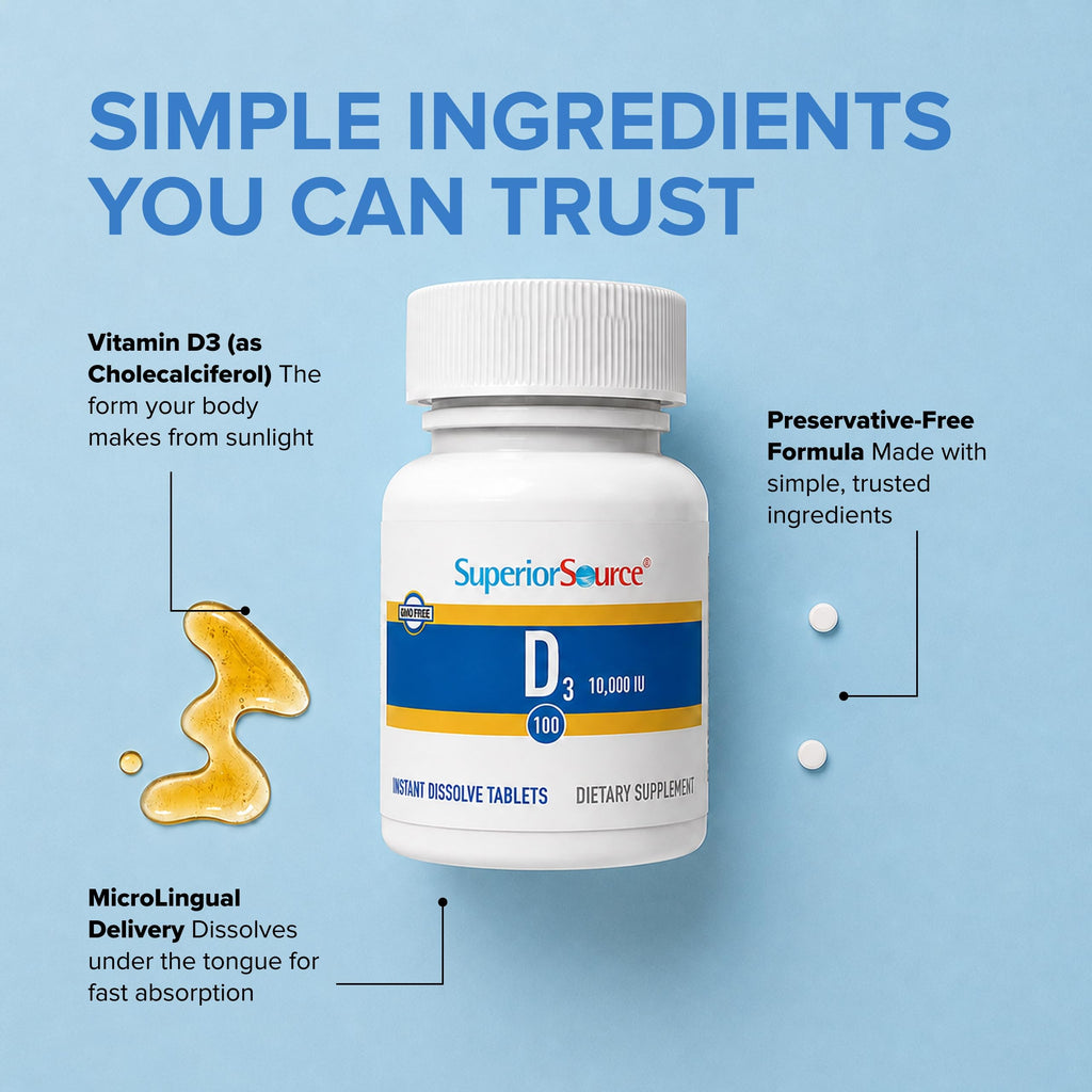 Superior Source Vitamin D3 Supplements