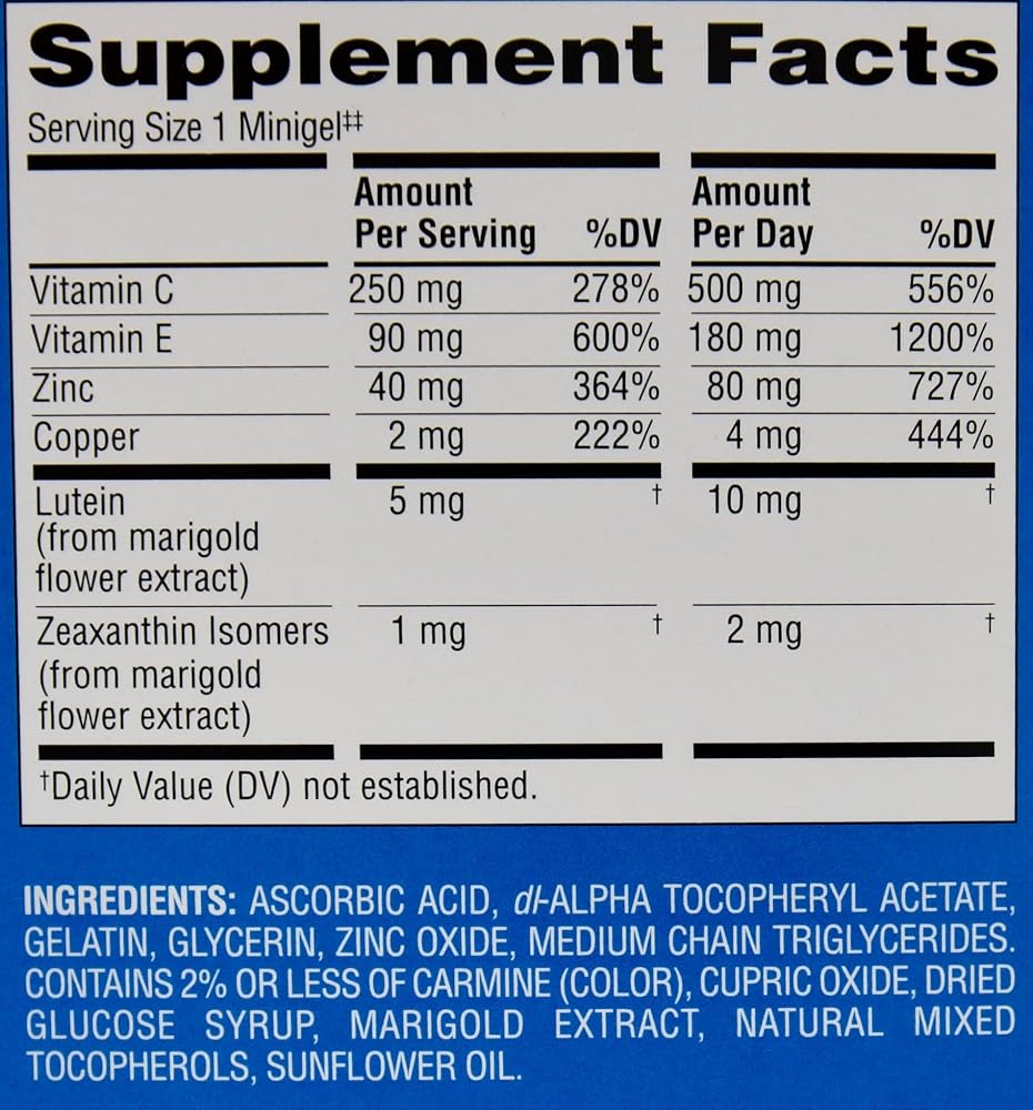 Member's Mark Advanced Eye Health Multivitamin - 210 Mini Softgels - image 2