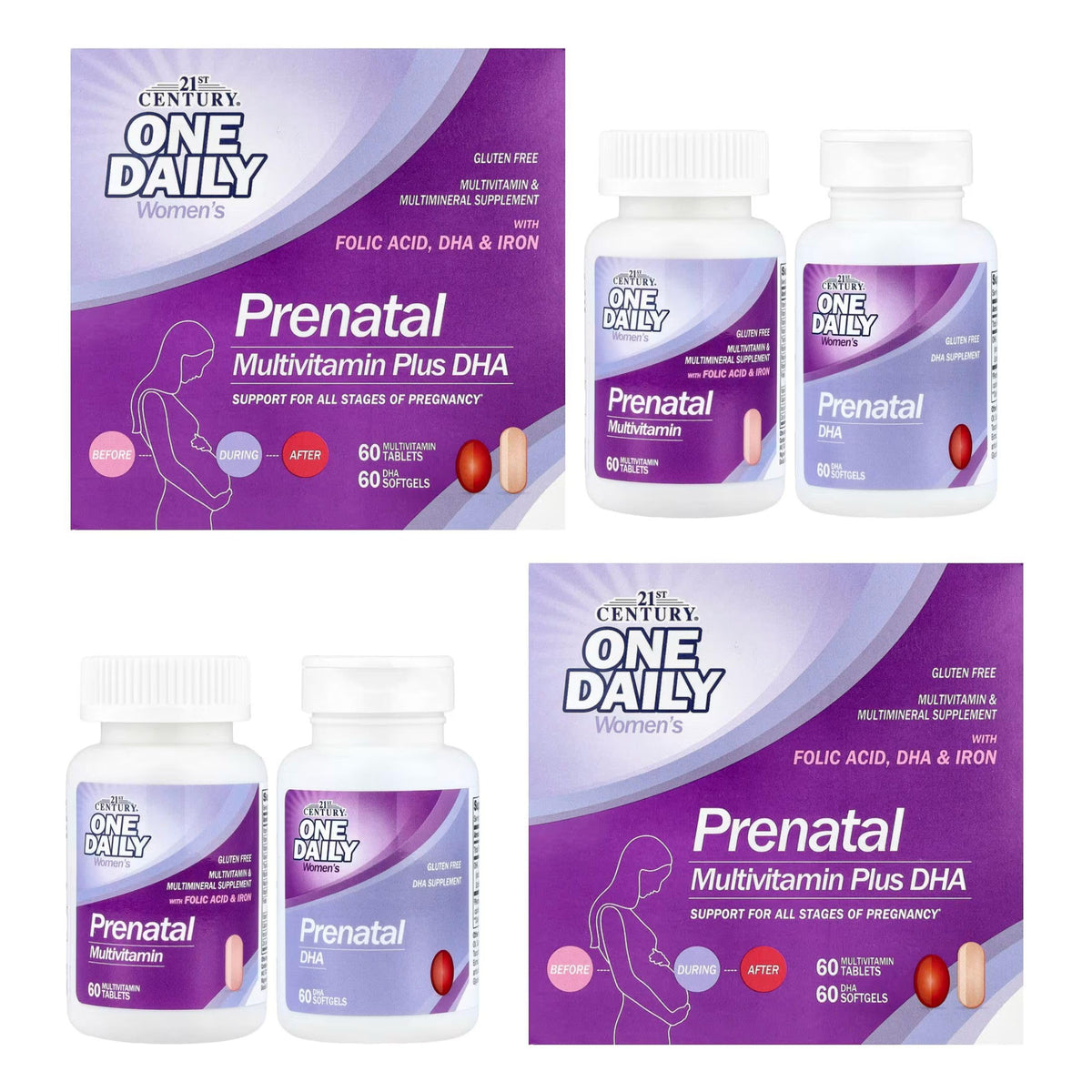 21st Century Prenatal Multivitamin + DHA - 120 Count