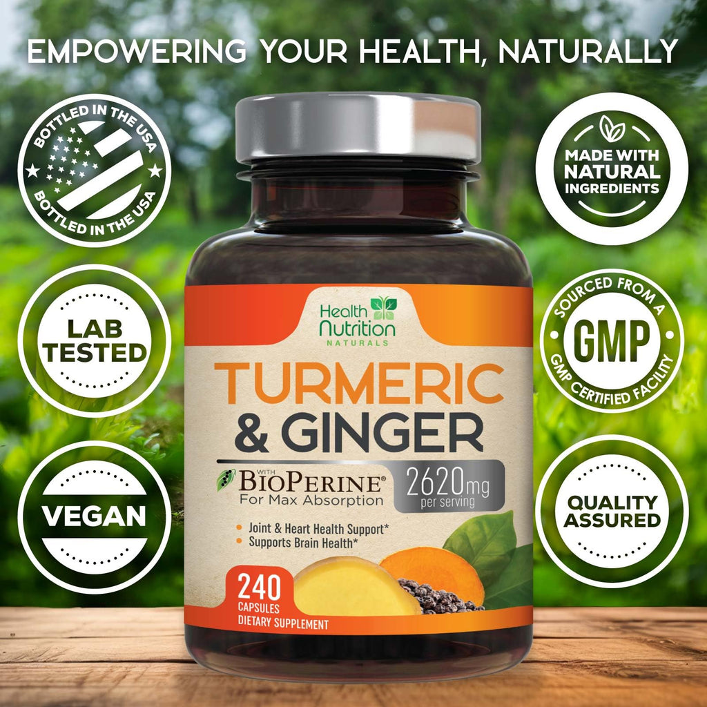 Health Nutrition Naturals Turmeric Curcumin Supplement - 95%
