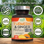 Health Nutrition Naturals Turmeric Curcumin Supplement - 95%
