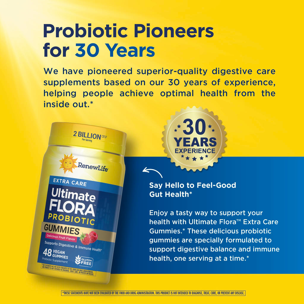 Renew Life Ultimate Flora Extra Care Probiotic Gummies - 48 Count - image 5