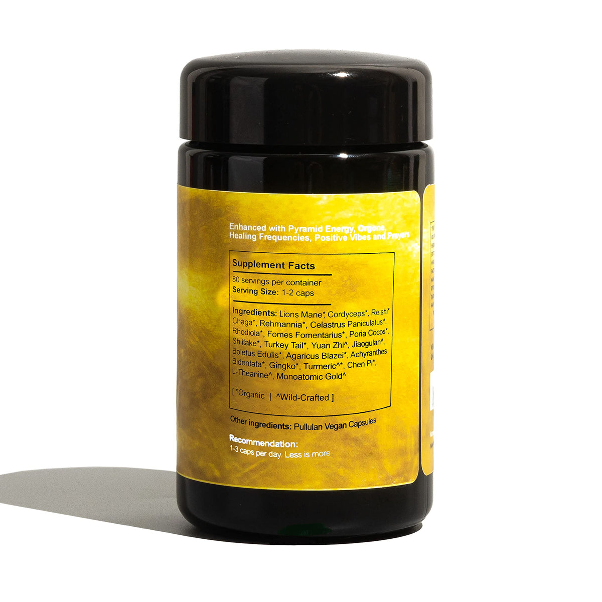 Immunity Herbals Lion's Mane Neuro Support - 80 Capsules - image 3