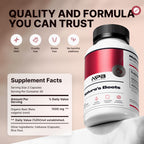Nature's Pure Blend Organic Beet Root Powder Capsules - 60 Count - image 5