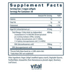 Vital Nutrients Ultra Pure Vegan Omega SPM+ - 90 Softgels - image 2