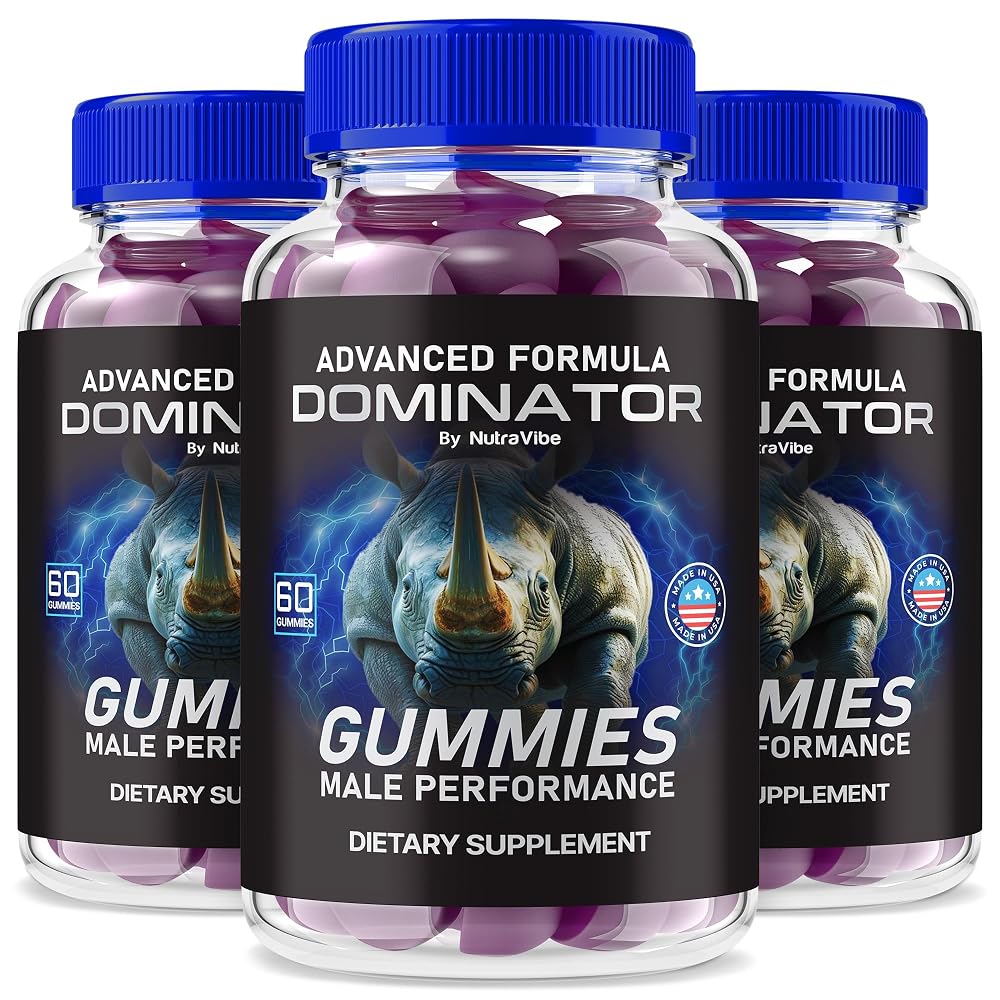 NutraRize Dominator Gummies for Men - 180 Gummies