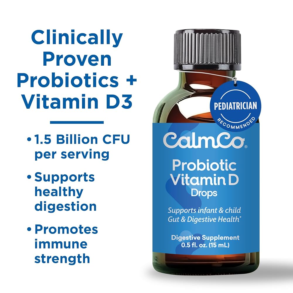 CalmCo Probiotic Vitamin D Drops for Infants - 15ml - image 3