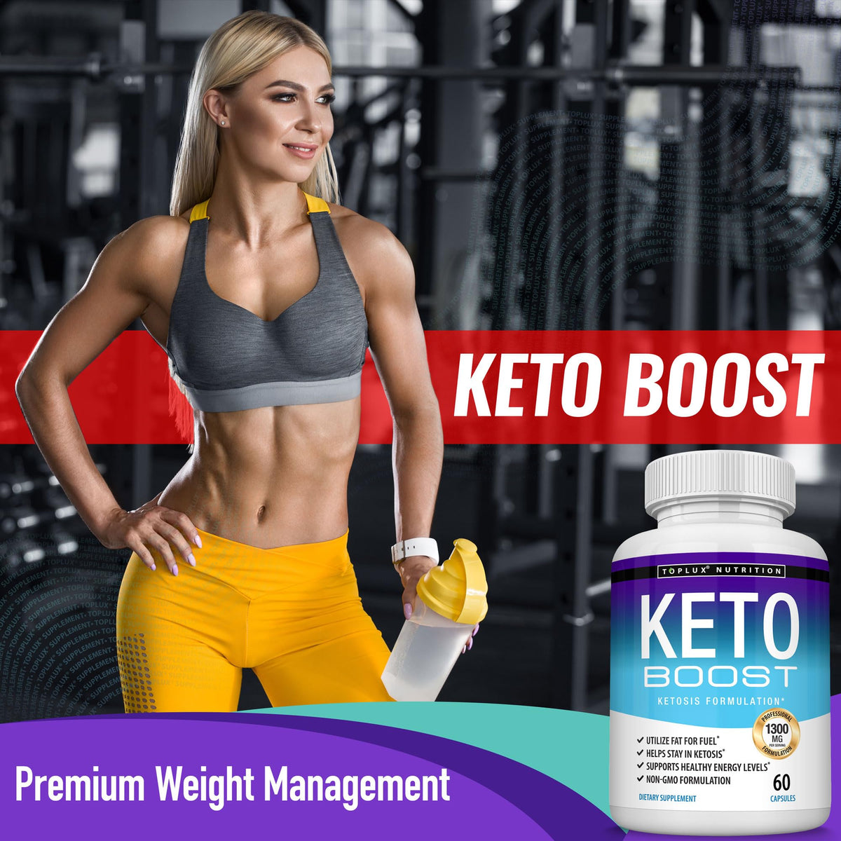 Toplux Keto Boost Diet Pills Ketones Supplement - 120 Capsules - image 6